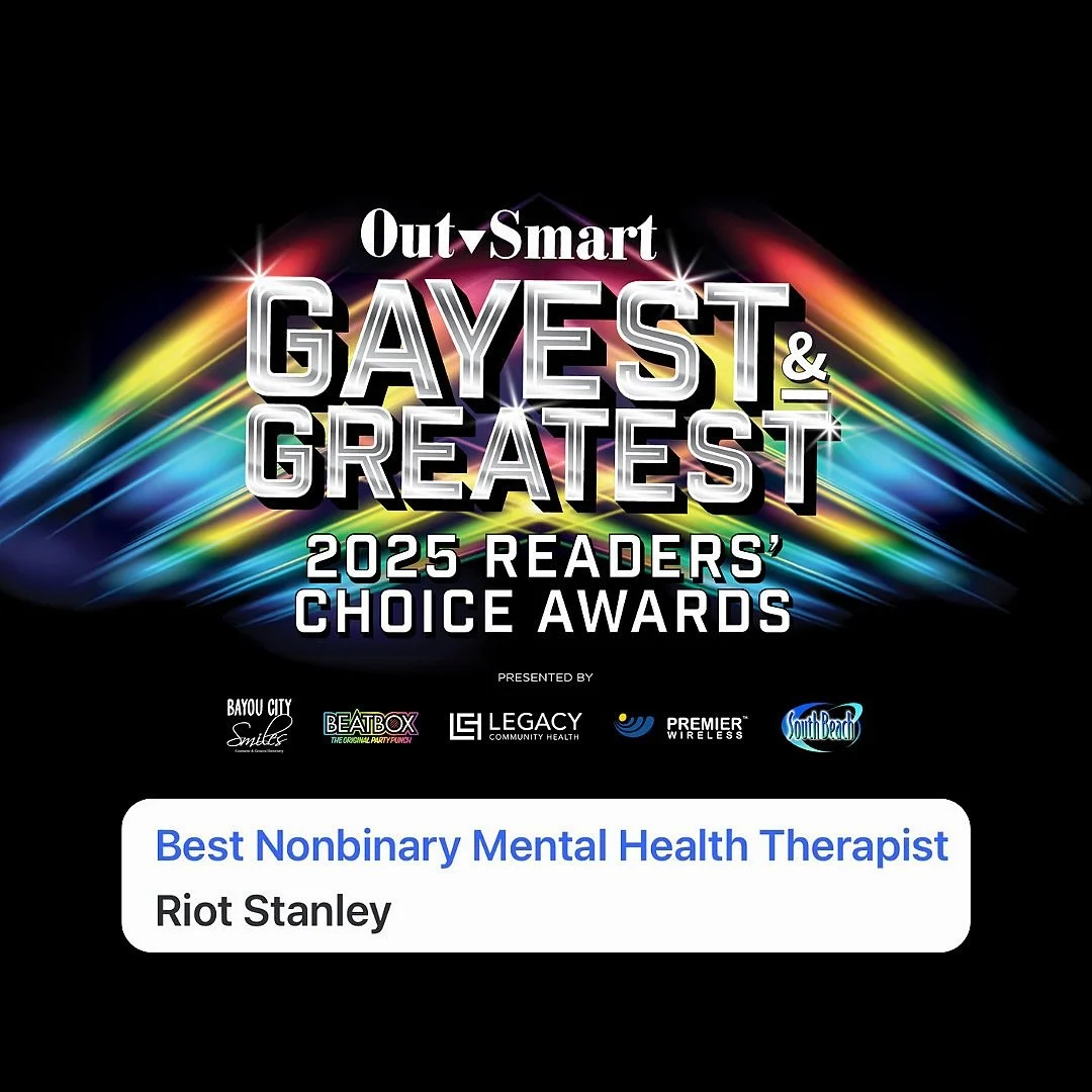 I am speechless! I want to say thank you to everyone&rsquo;s support for nominating and voting for me for @outsmartmagazine 2025 Gayest &amp; Greatest Best Nonbinary Mental Health Therapist. I am truly grateful! I love you all!!! 🫶🏼🏳️&zwj;⚧️🏳️&zw