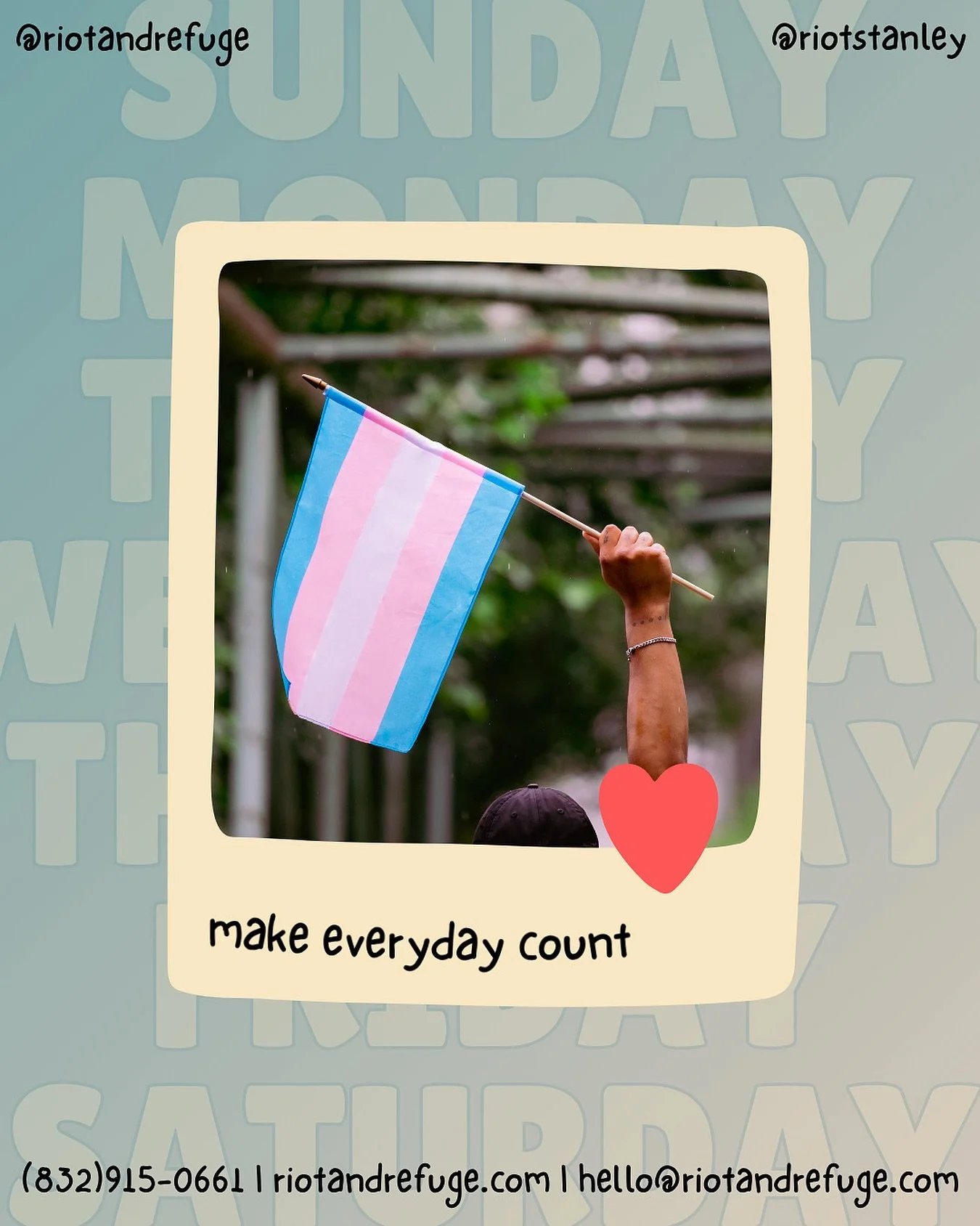 Make every day count and not just the big ones, but the quiet, messy, healing ones too. Every sunrise is a chance to grow, breathe, and become a little more you. Therapy can help you make meaning out of the moments that feel small but matter most. 

