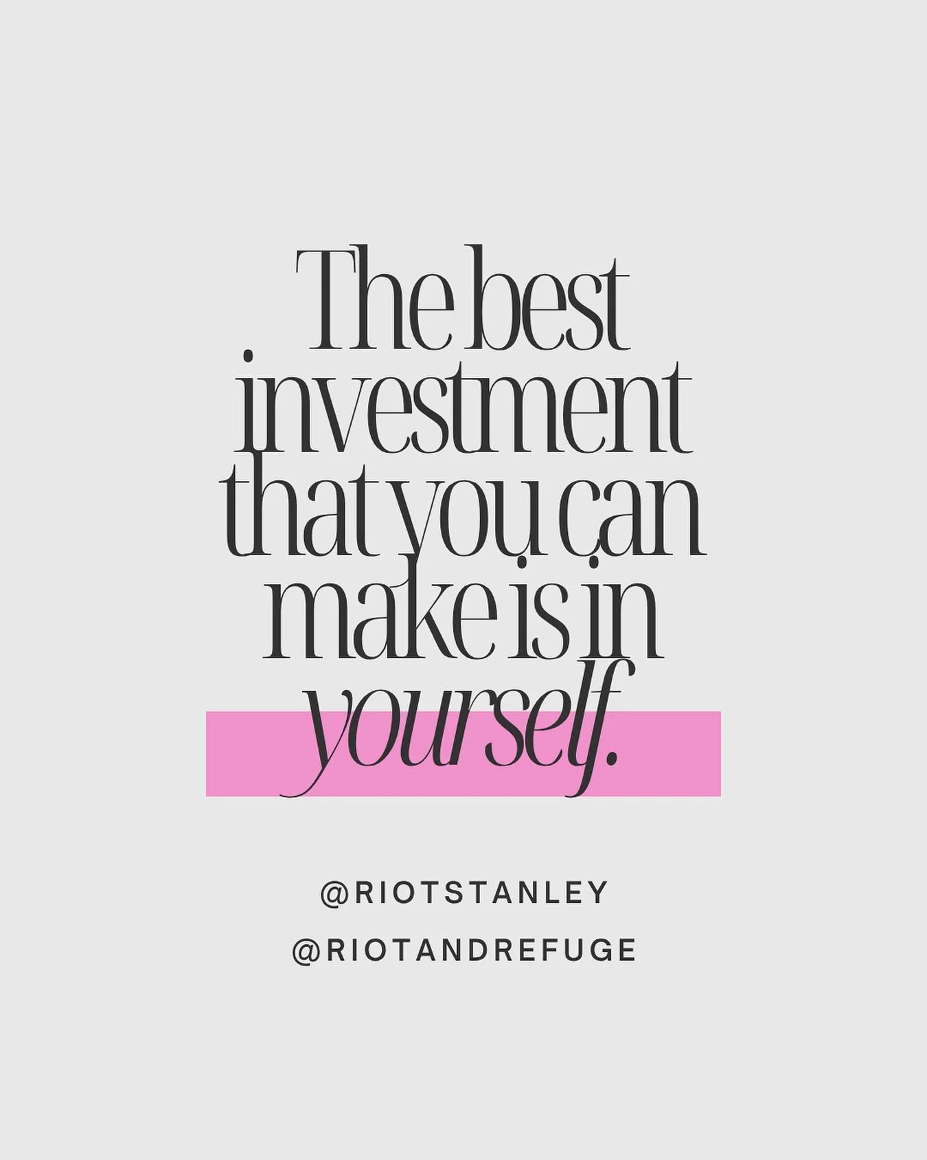 The best investment you&rsquo;ll ever make? YOU. Every boundary you set, every moment of rest you claim, every session you dedicate to your healing, it all compounds into a life that feels more aligned and more free. 

Therapy is one way to water tha