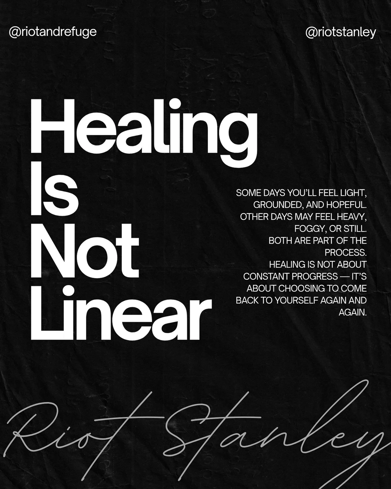 Healing is not a straight line&mdash;it&rsquo;s a winding road, a messy scribble, a dance of steps forward and steps back. Every pause, stumble, or detour is still part of the journey. You don&rsquo;t have to walk it alone&mdash;therapy can be a spac