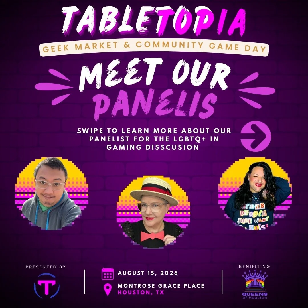 Today&rsquo;s the day!!

 Repost from @sosutranscendgaming
&bull;
🎤 MEET OUR LGBTQ+ IN GAMING PANELISTS! 🌈🎲

Every gaming table has a story, and we&rsquo;re excited to bring together three incredible voices who are helping shape more welcoming, in