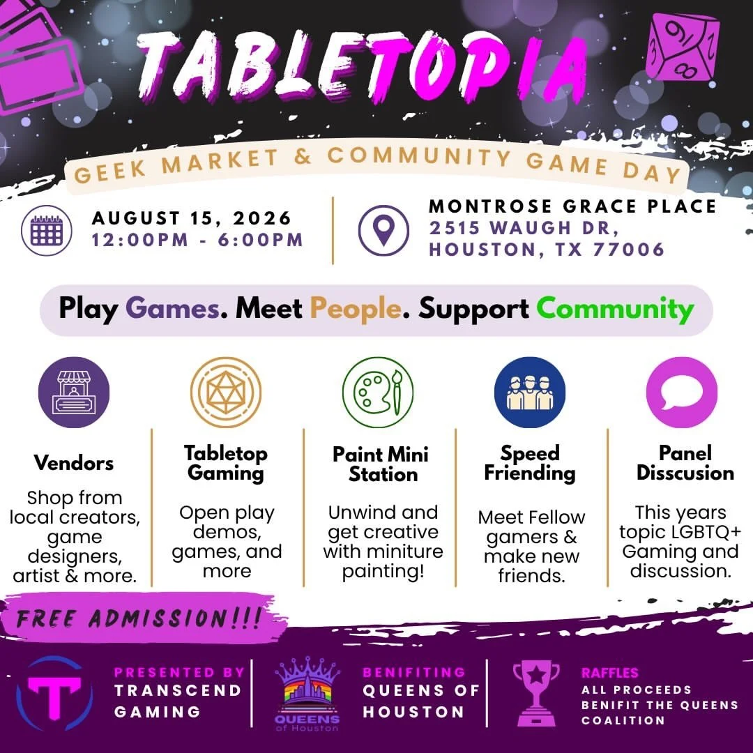 Today&rsquo;s the day!

Repost from @sosutranscendgaming
&bull;
🎲✨ TableTopia is back! ✨🎲

After a year-long hiatus in 2025, we&rsquo;re excited to bring back our annual event in a revamped form as Tabletop Topia: Geek Market &amp; Community Game D
