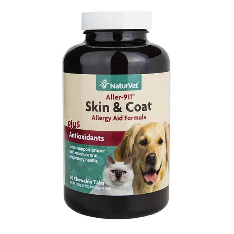 NaturVet Skin & Coat Allergy Aid Formula