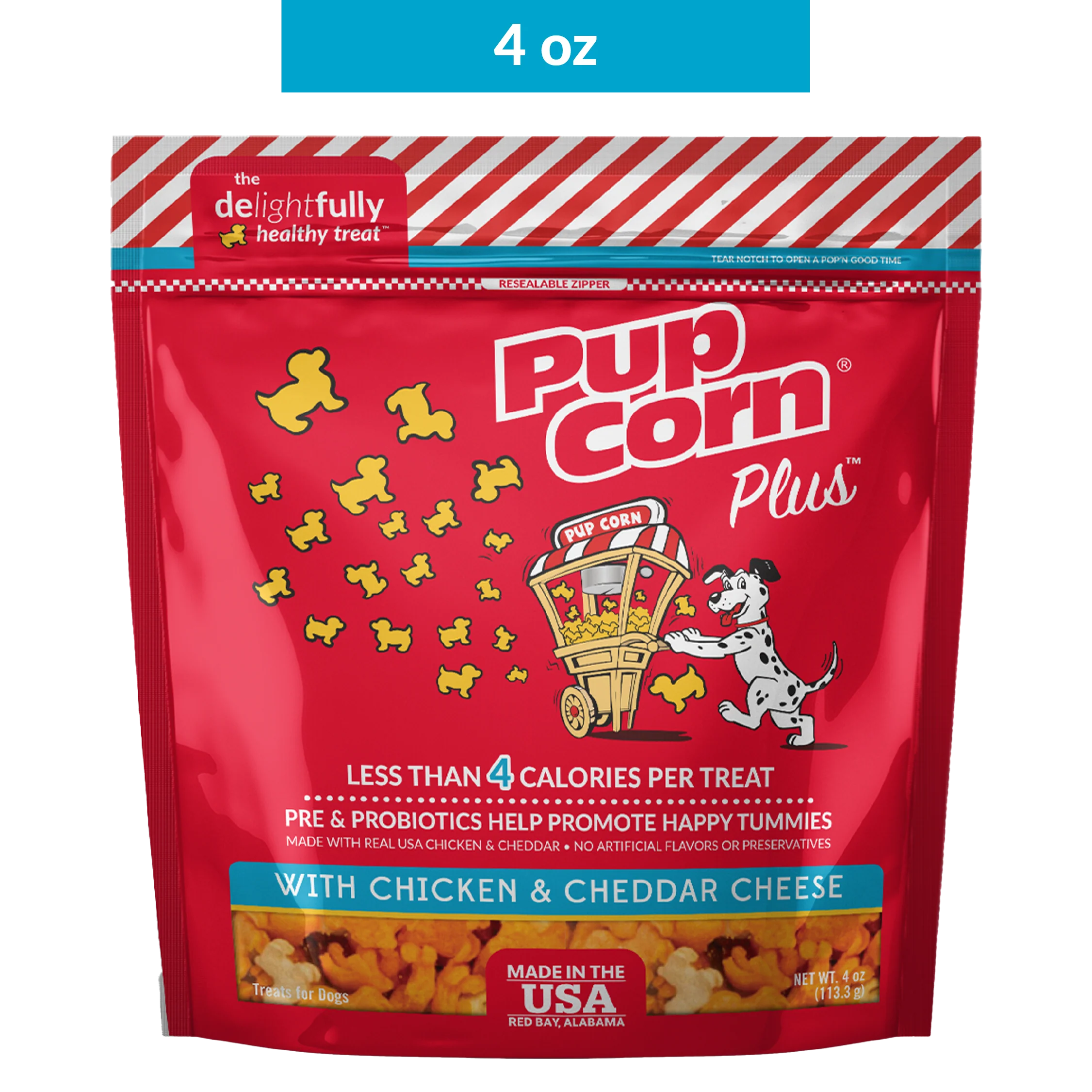 Pup Corn Plus || Chicken & Chedder