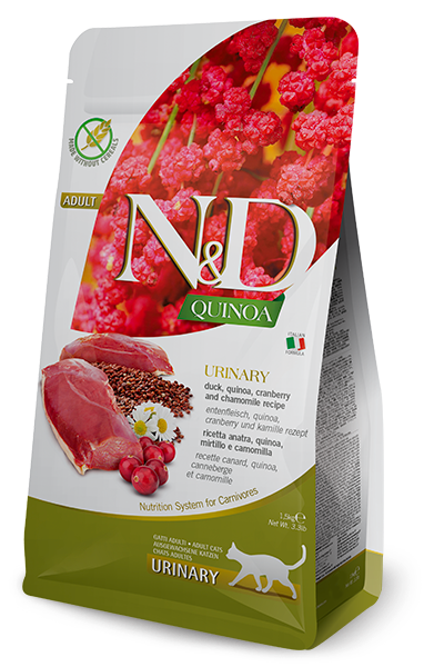 Farmina N&D Feline Quinoa Urinary Duck Recipe