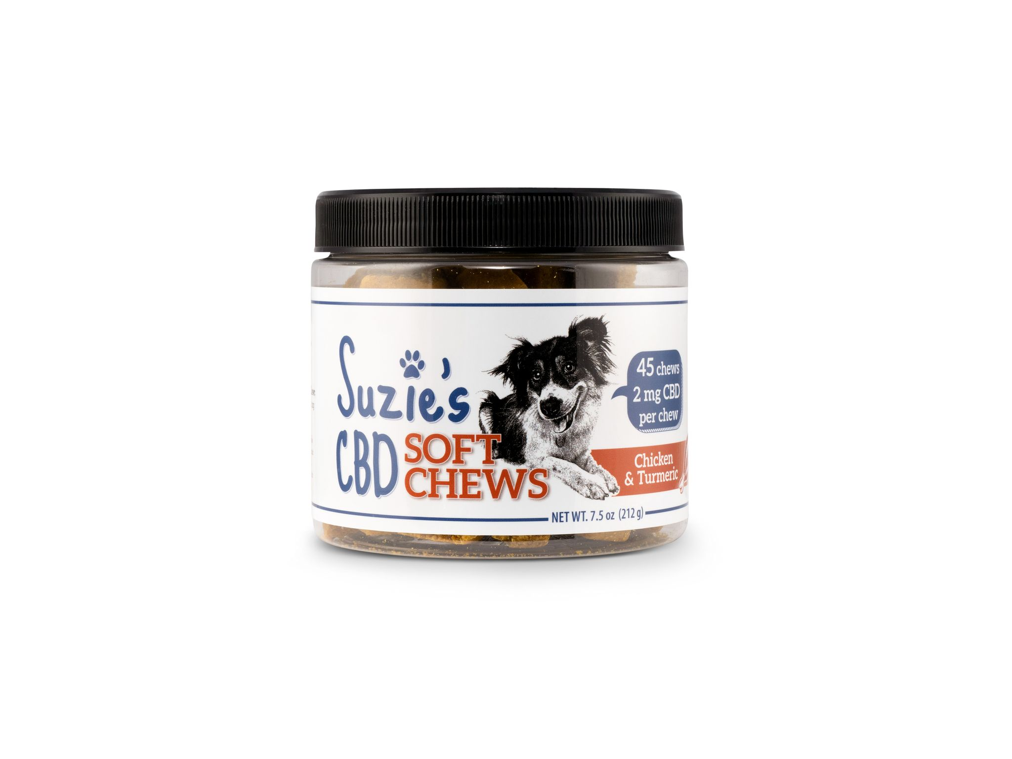 Suzie's CBD Soft Chews || Peanut Butter & Carob Recipe (45 Count)