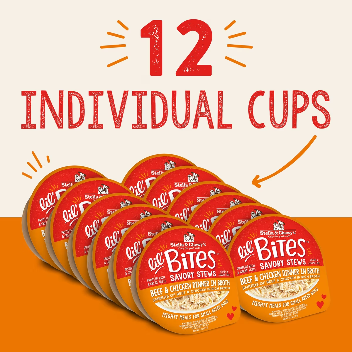 Stella and Chewy's Lil Bites Savory Stews 2.7 oz Singles