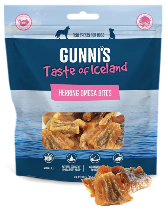 Gunni's Taste of Iceland || Herring Omega Bites (3oz)