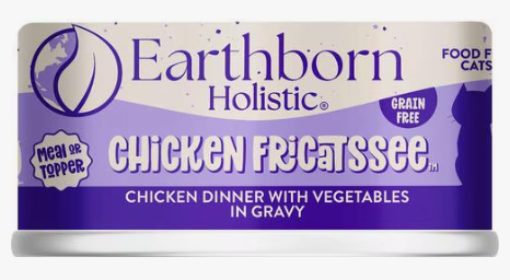 Earthborn Holistic || Chicken Fricatssee Recipe | Chicken Dinner with Vegetables in Gravy (5.5oz)