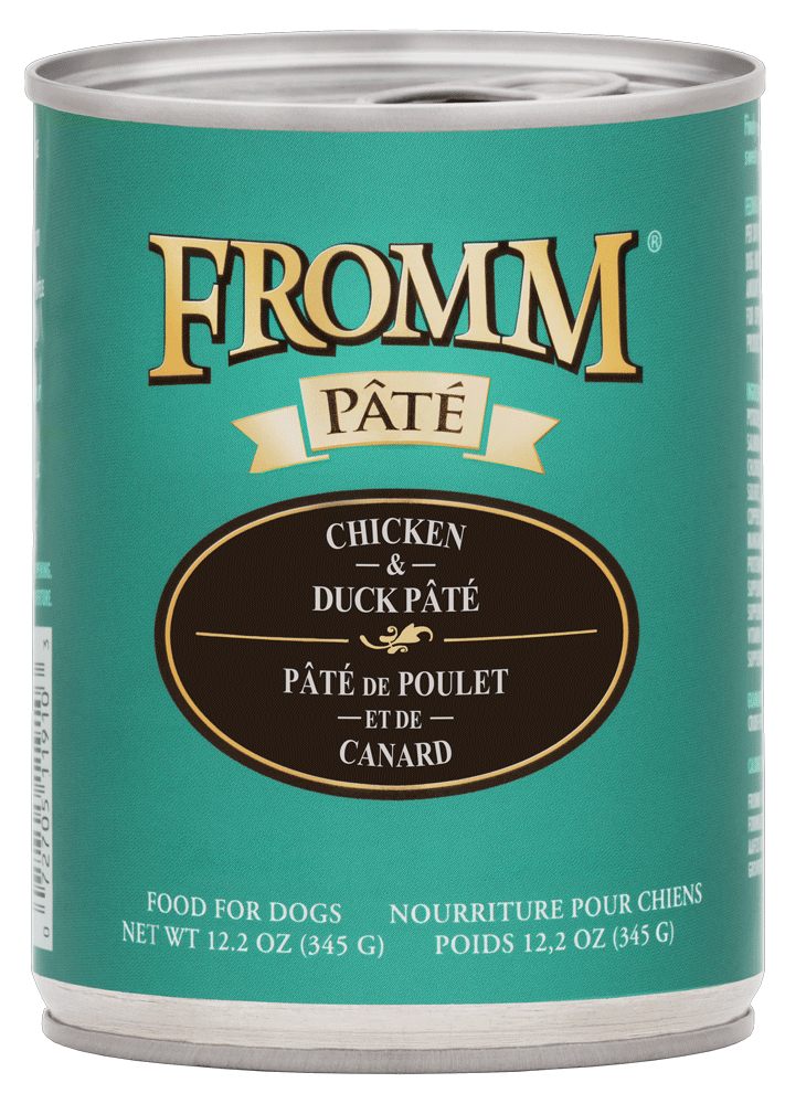 Fromm Family Chicken and Duck Pâté Canned Dog Food - 12.2 oz Cans