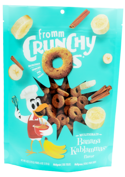 Fromm Crunchy O's || Banana Kablammas Flavor 6oz