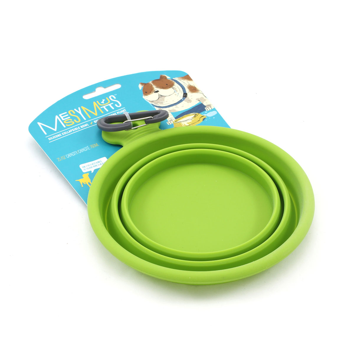 Messy Mutts Silicone Collapsible Dog Bowl