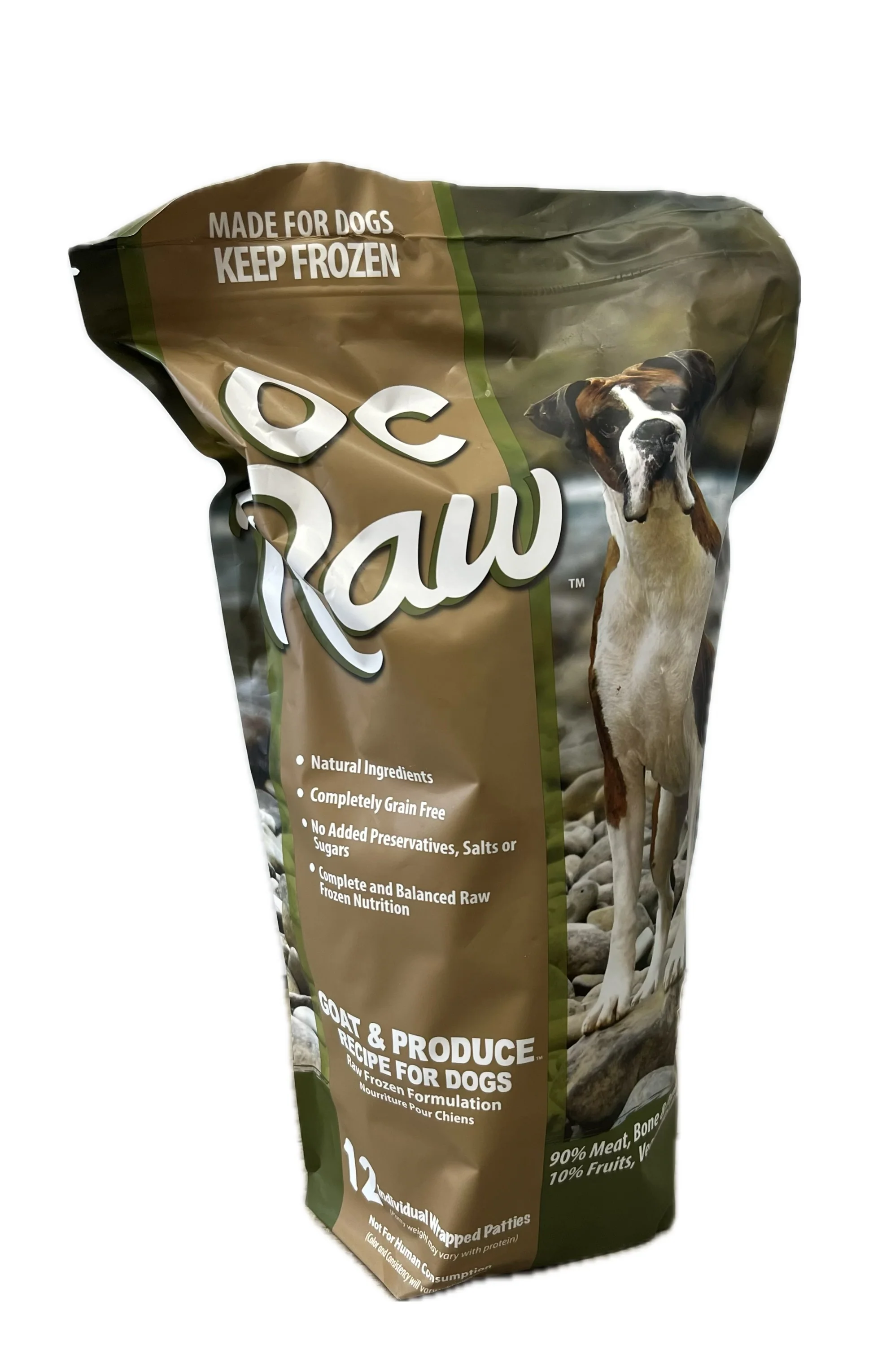 OC Raw Frozen Foods - Goat & Produce Recipe (6lb)