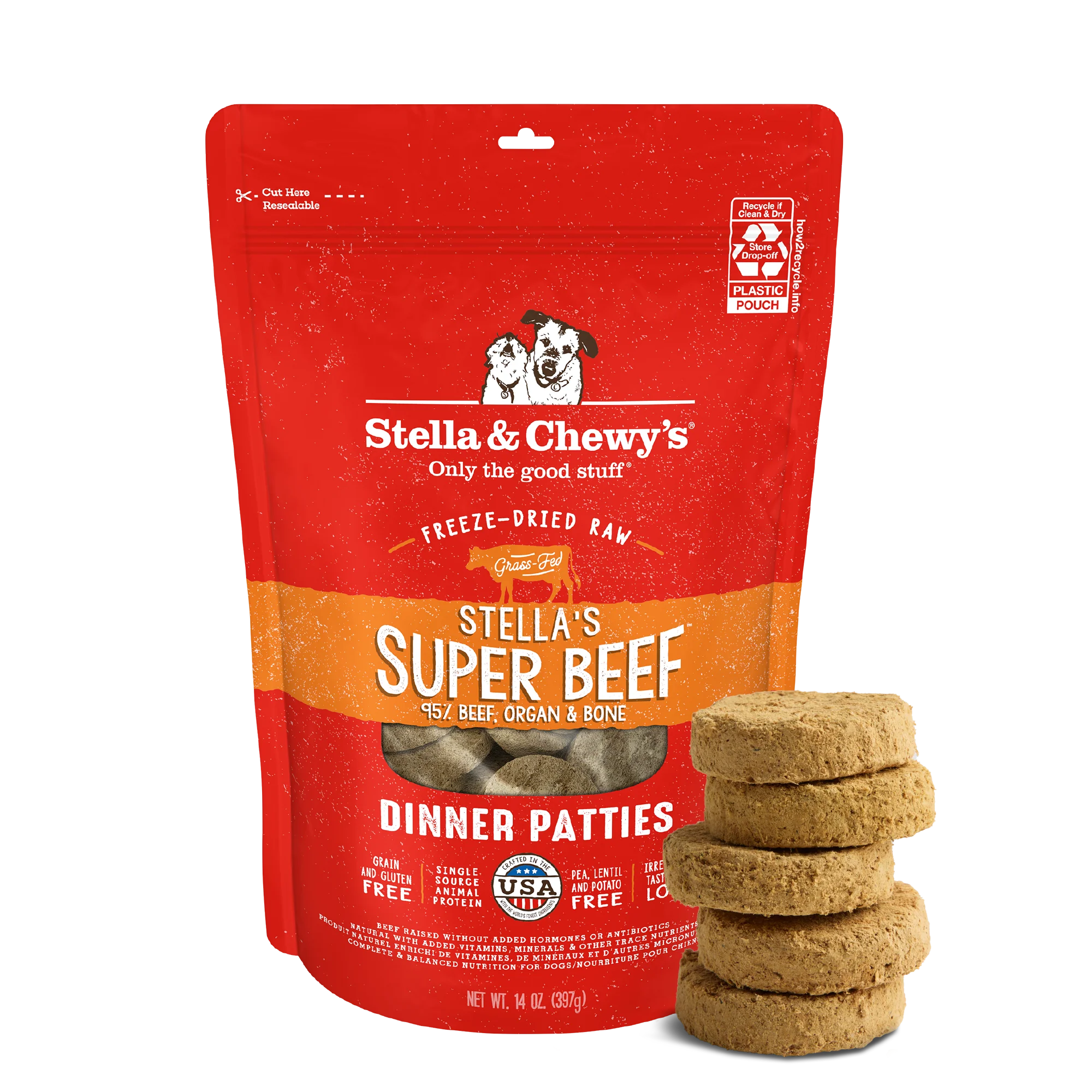 Stella and Chewy's Super Beef Dinner Patties