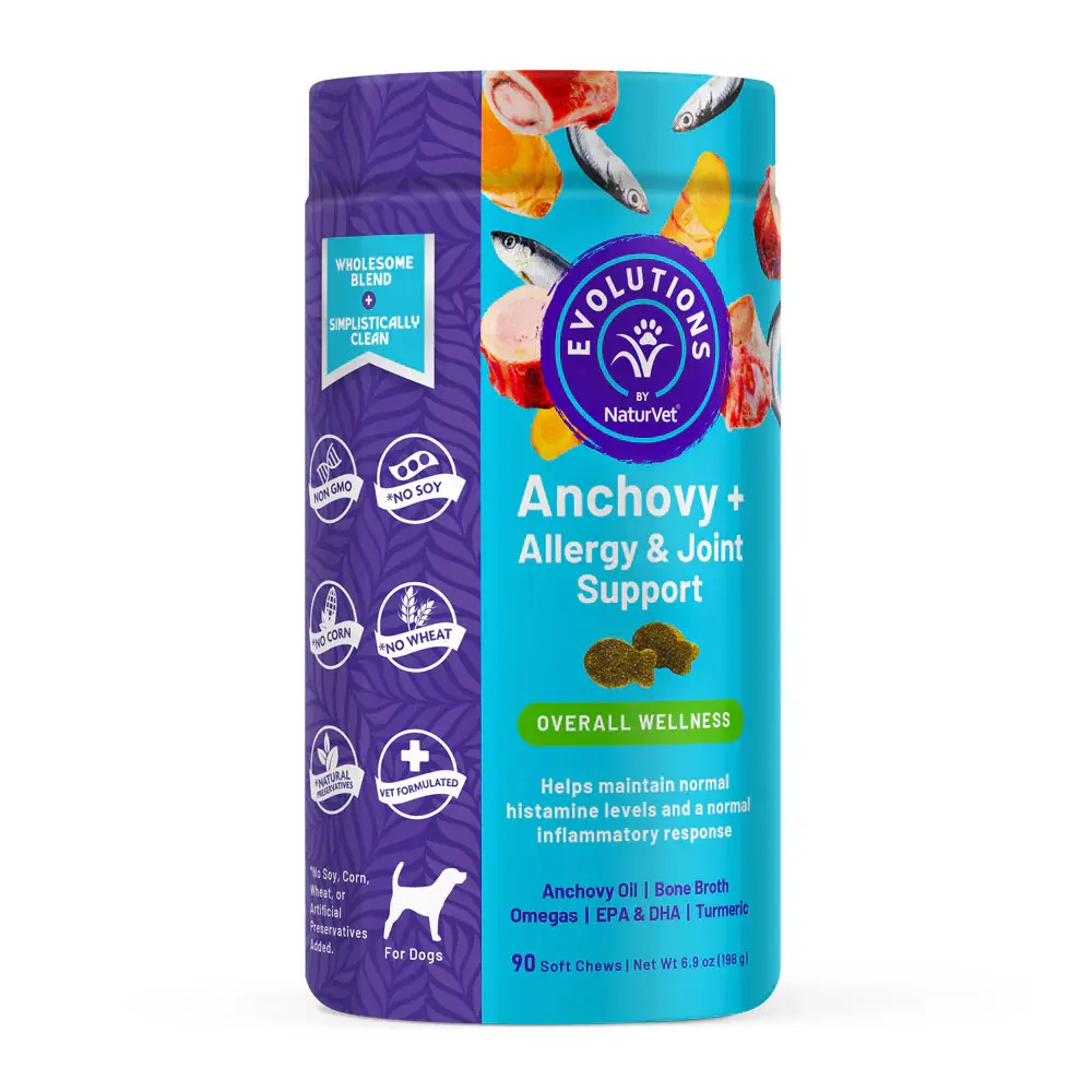 Evolutions NaturVet Anchovy Allergy & Joint Support