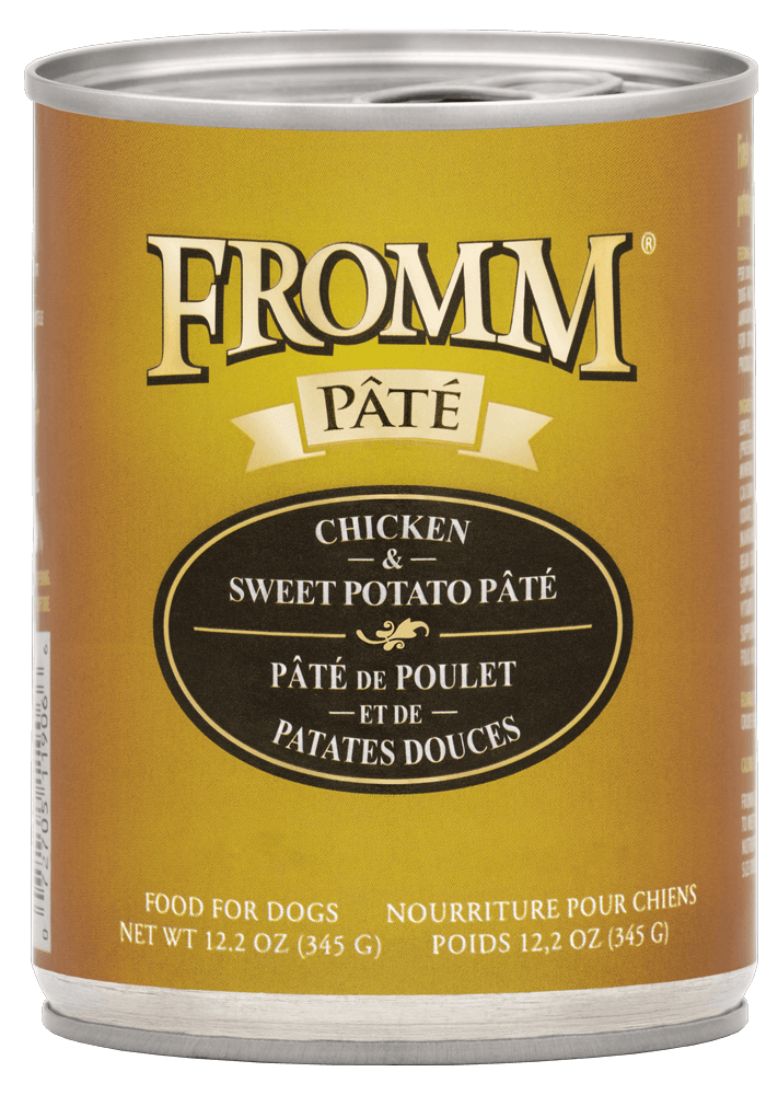Fromm Family Chicken and Sweet Potato Pâté Canned Dog Food - 12.2 oz Cans