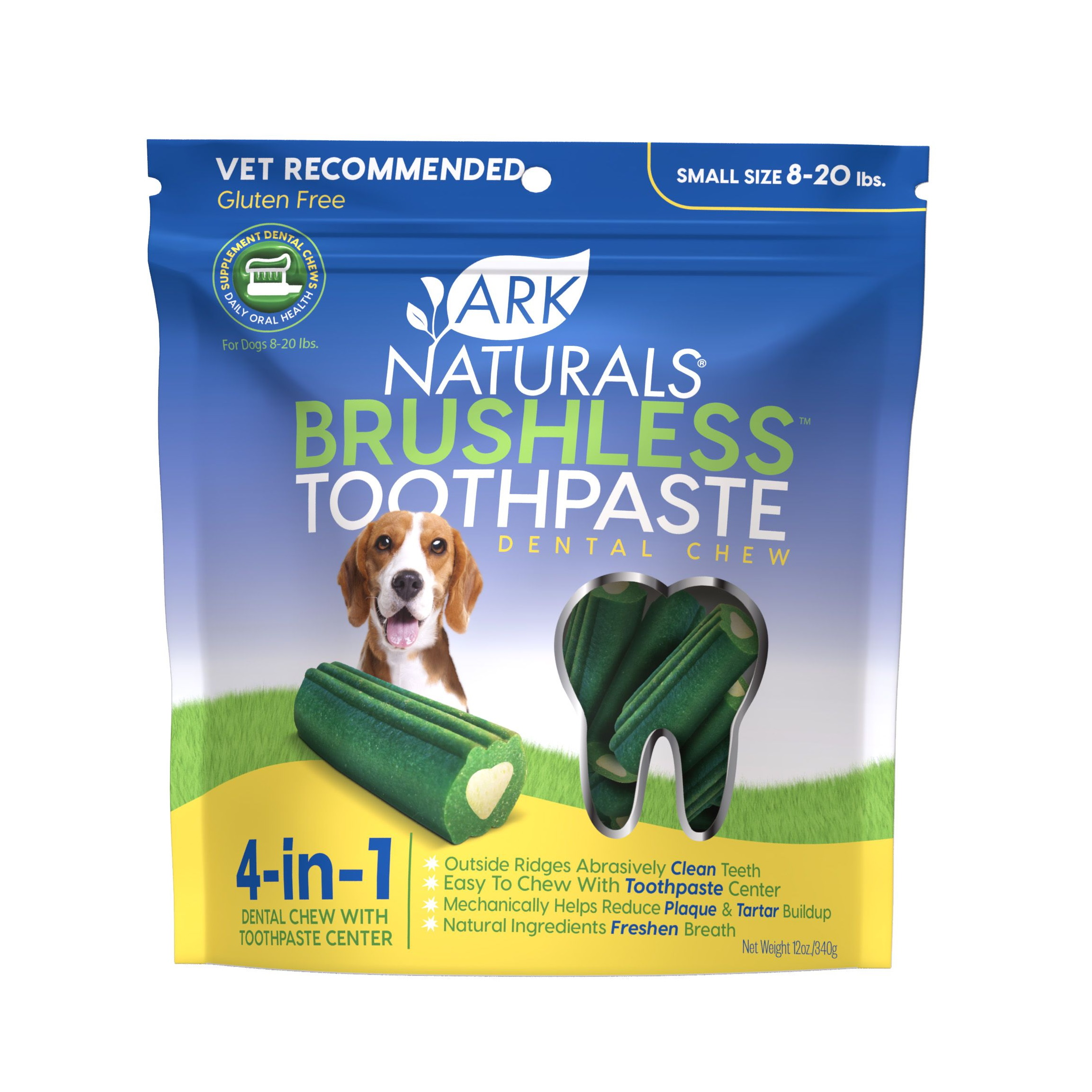 Ark Naturals Brushless Toothpaste || SMALL Dental Chews