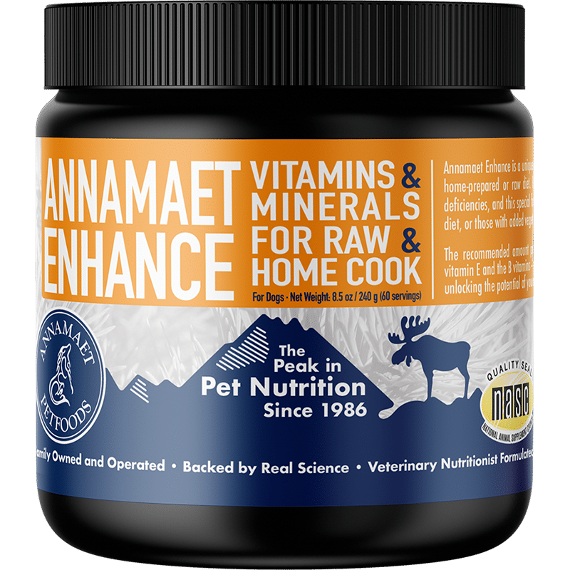 Annamaet Enhance Vitamins, Minerals, For Raw & Home Cook