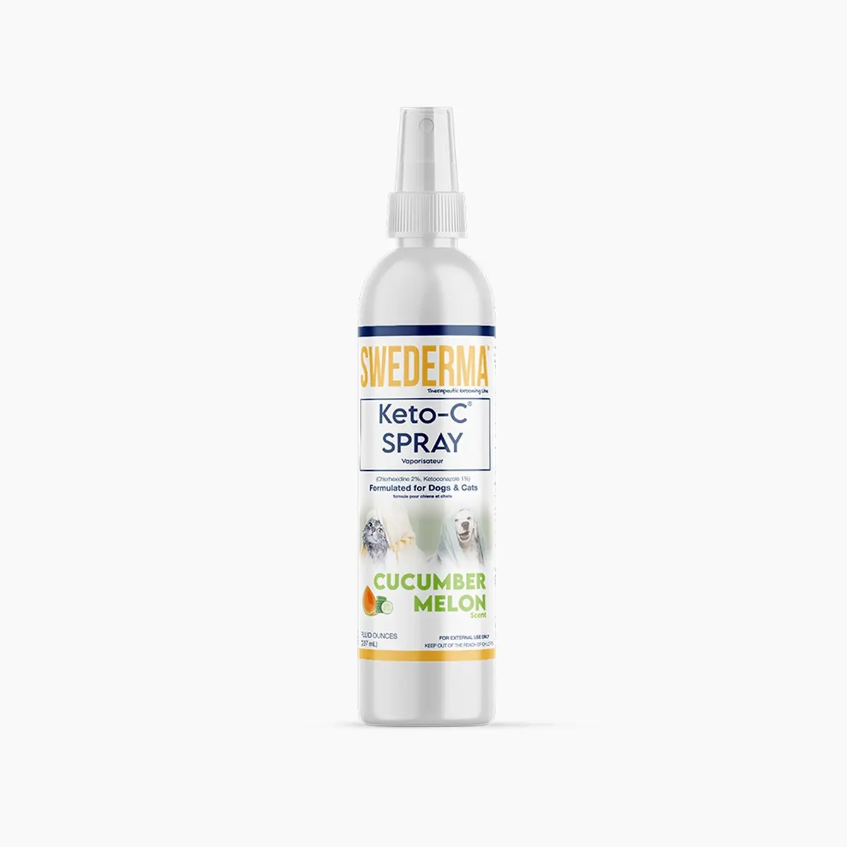 Swederma Keto-C Spray For Dogs and Cats 8 oz