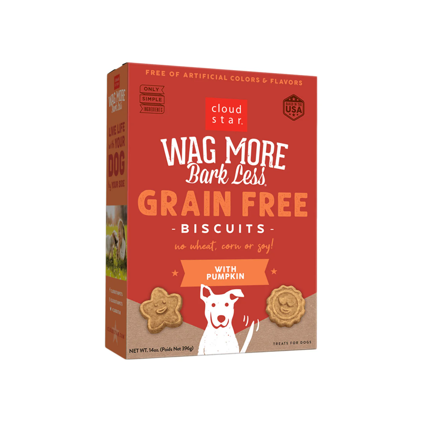 Cloud Star Wagmore Barkless Grain Free Oven Baked Pumpkin 14oz