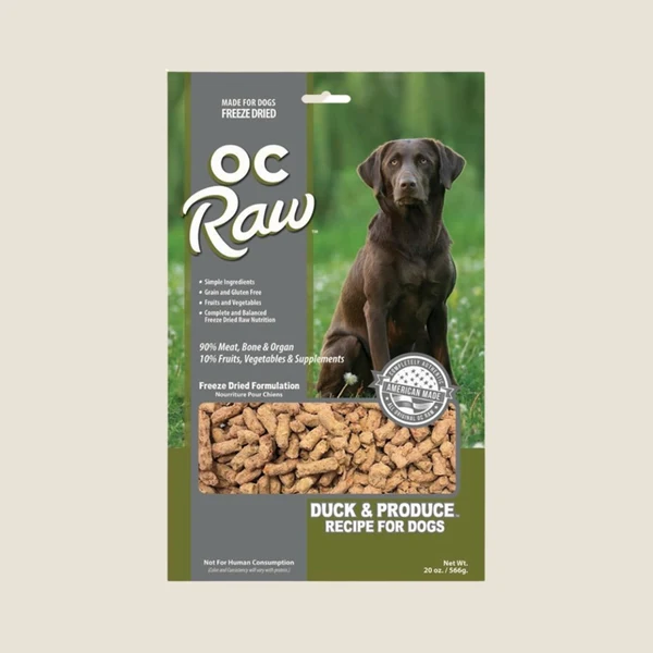 OC Raw Freeze Dried Meaty Rox || Duck & Produce Recipe