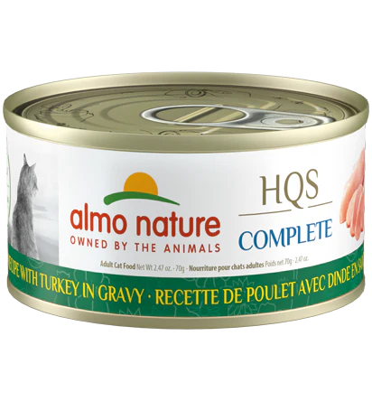 Almo Nature USA HQS Chicken Recipe with Turkey in Gravy 2.47oz