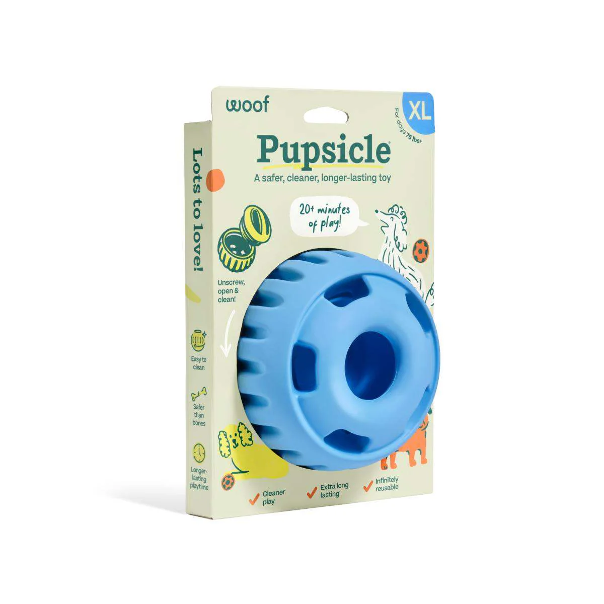 WOOF Pupsicle || Birthday Blue Treat Holder
