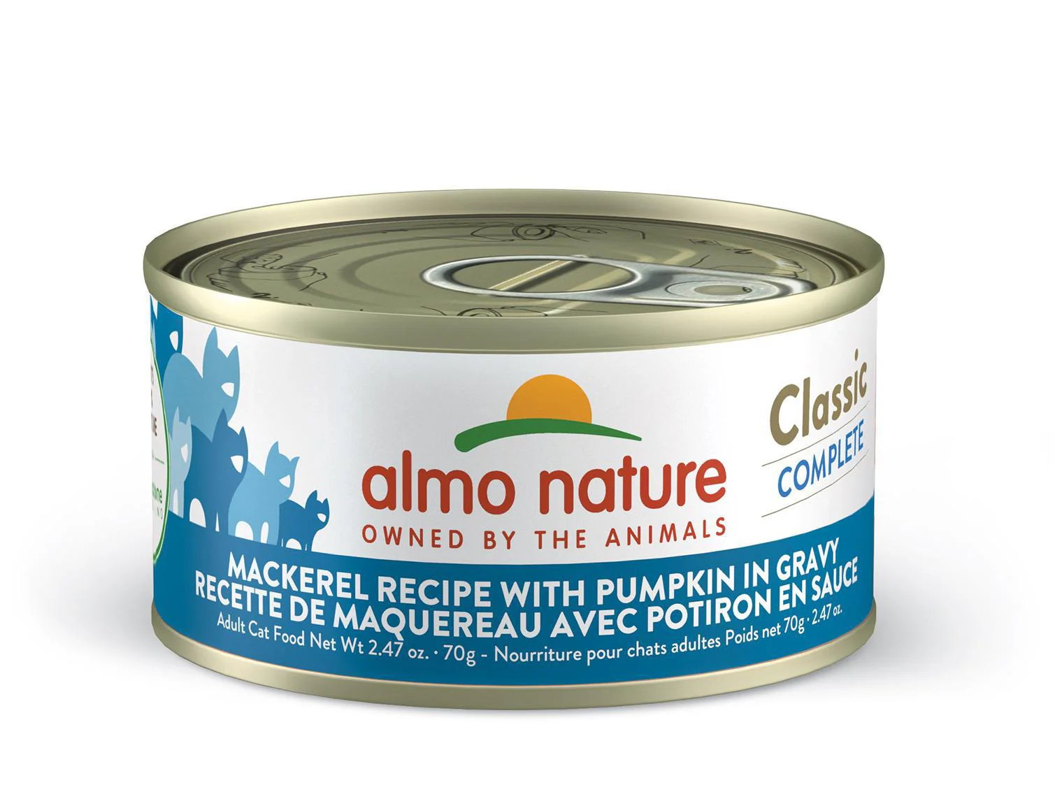 Almo Nature USA Natural Mackerel with Pumpkin in Gravy 2.47oz
