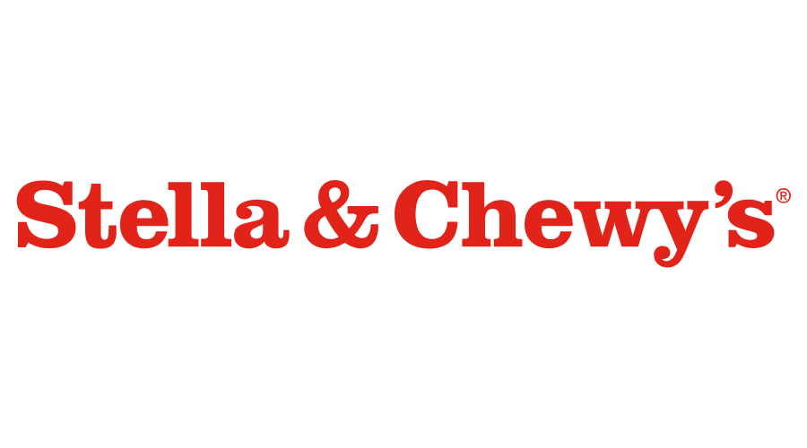Stella & Chewy's logo in red text on a white background.