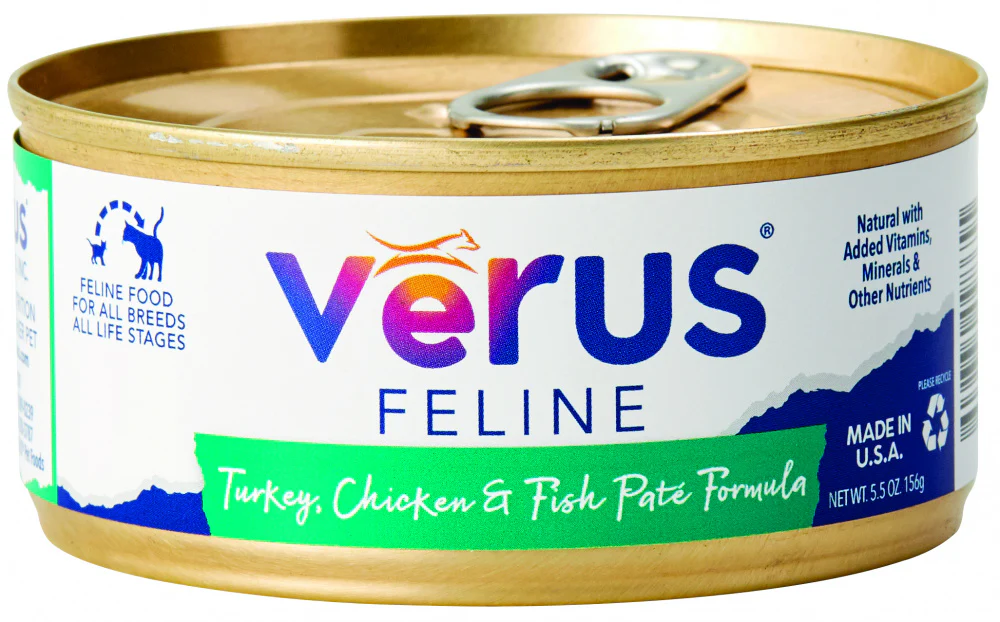 VeRUS Turkey, Chicken & Fish Pâte 2.8oz (CASE OF 24)