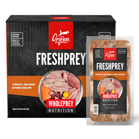Orijen Freshprey || Gently Cooked Turkey, Salmon & Pork Recipe