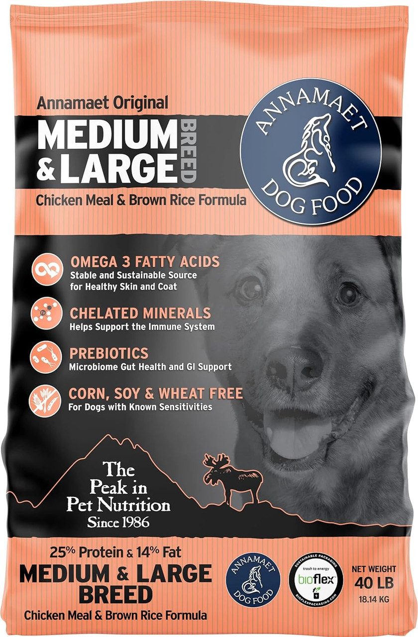 Annamaet Petfoods- 25% Med & LG Breed Dog Dry Food