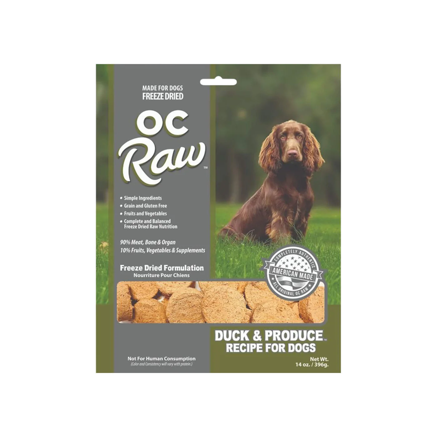 OC Raw Freeze Dried Sliders || Duck & Produce Recipe (14oz)