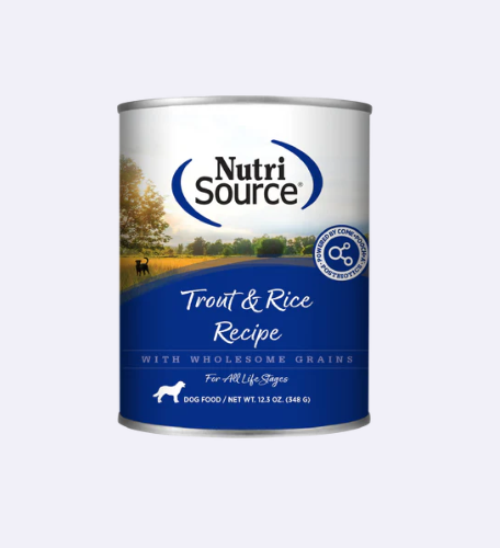 Nutrisource Canine Canned || Trout & Rice Recipe (12.3oz)