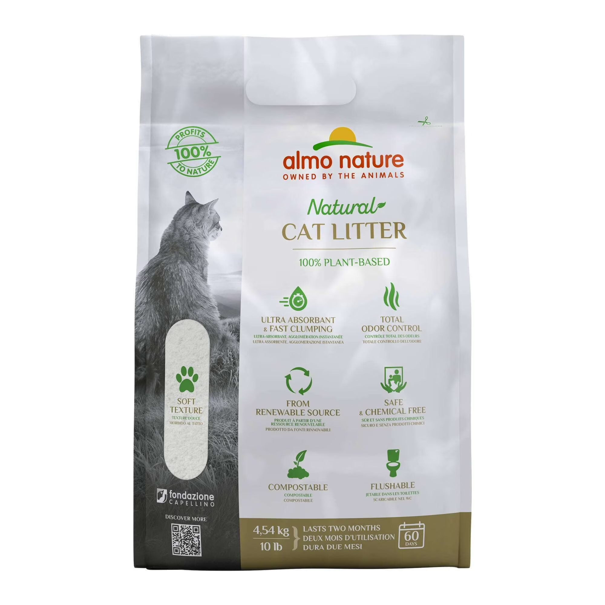 Almo Natural Cat Litter 100% Plant-Based