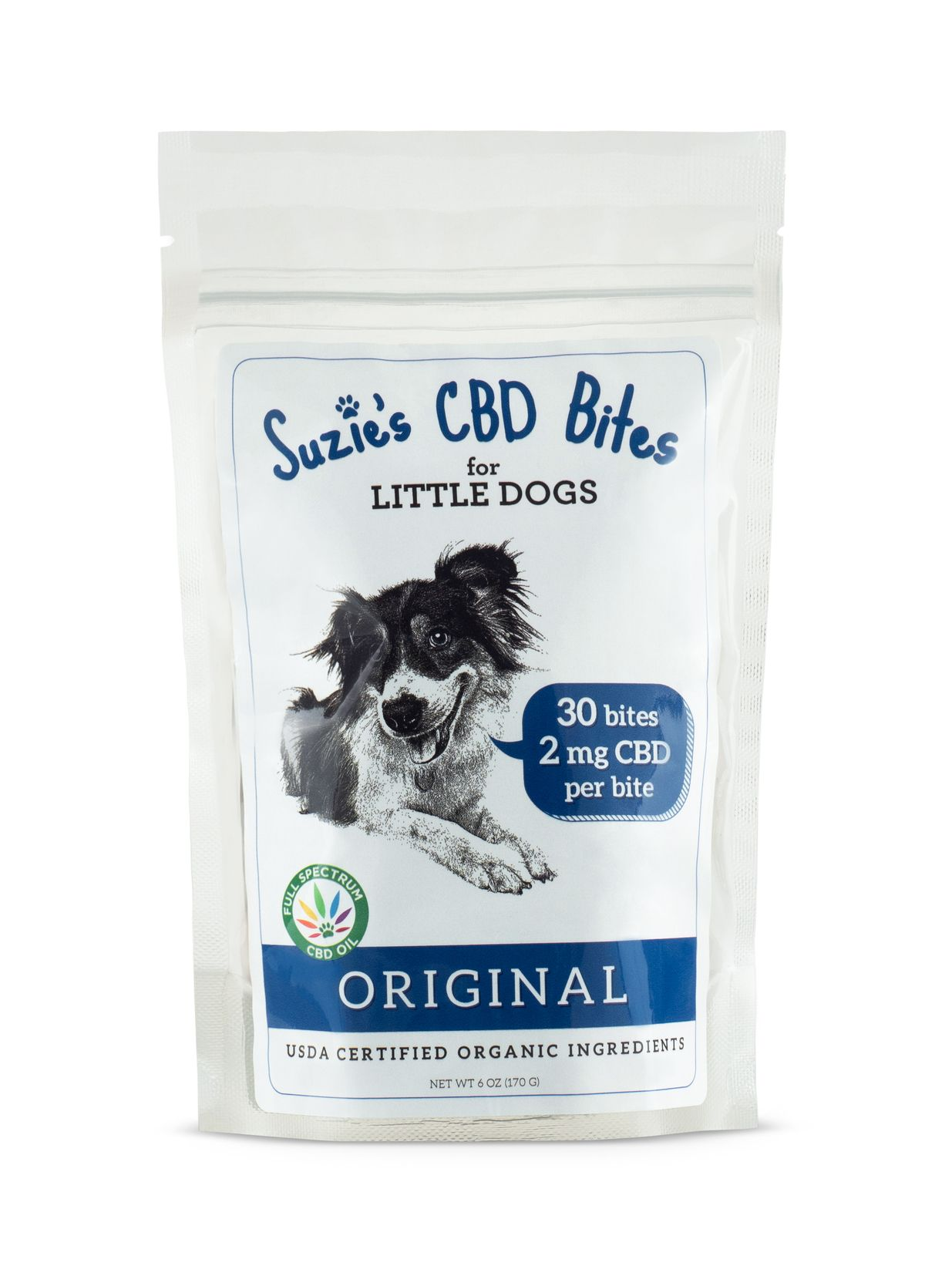 Suzie's CBD Bites || Little Dogs Original Recipe (6oz)