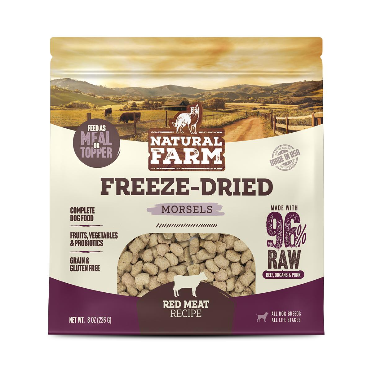 Natural Farm Freeze Dried || Red Meat Formula Morsels