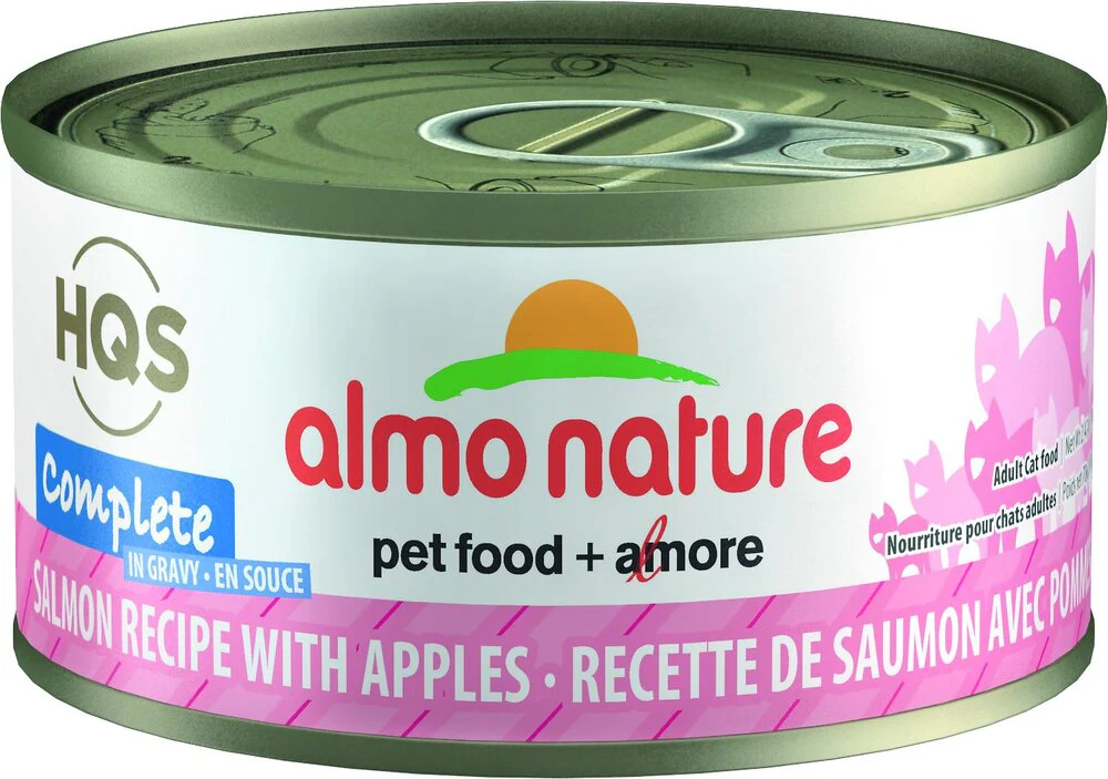 Almo Nature USA HQS Salmon Recipe with Apple in Gravy 2.47oz