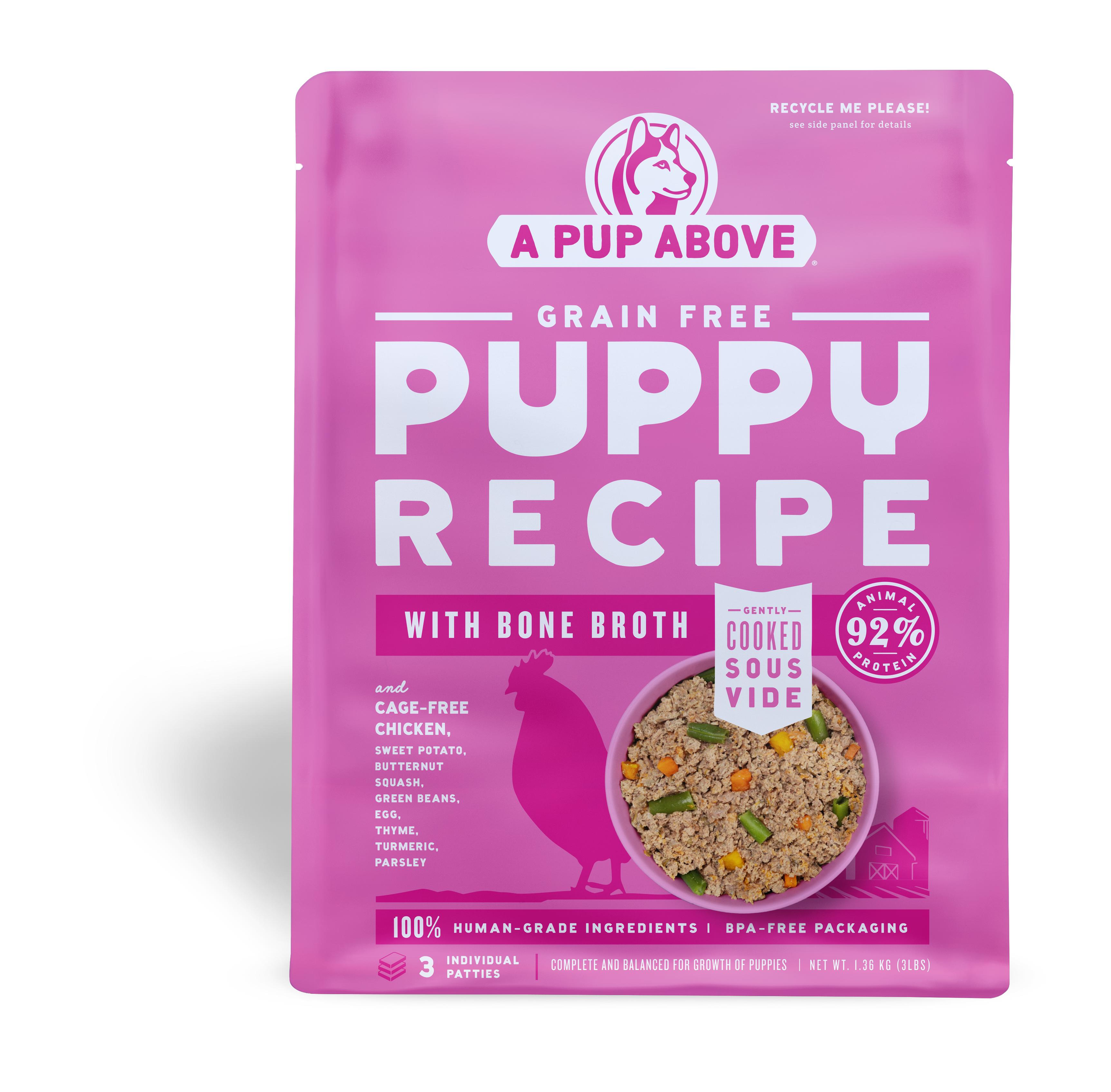 A Pup Above Friendly Grains || Puppy Recipe with Bone Broth (3lb)