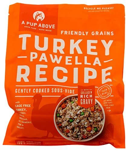 A Pup Above Friendly Grains || Turkey Pawella Recipe with Bone Broth