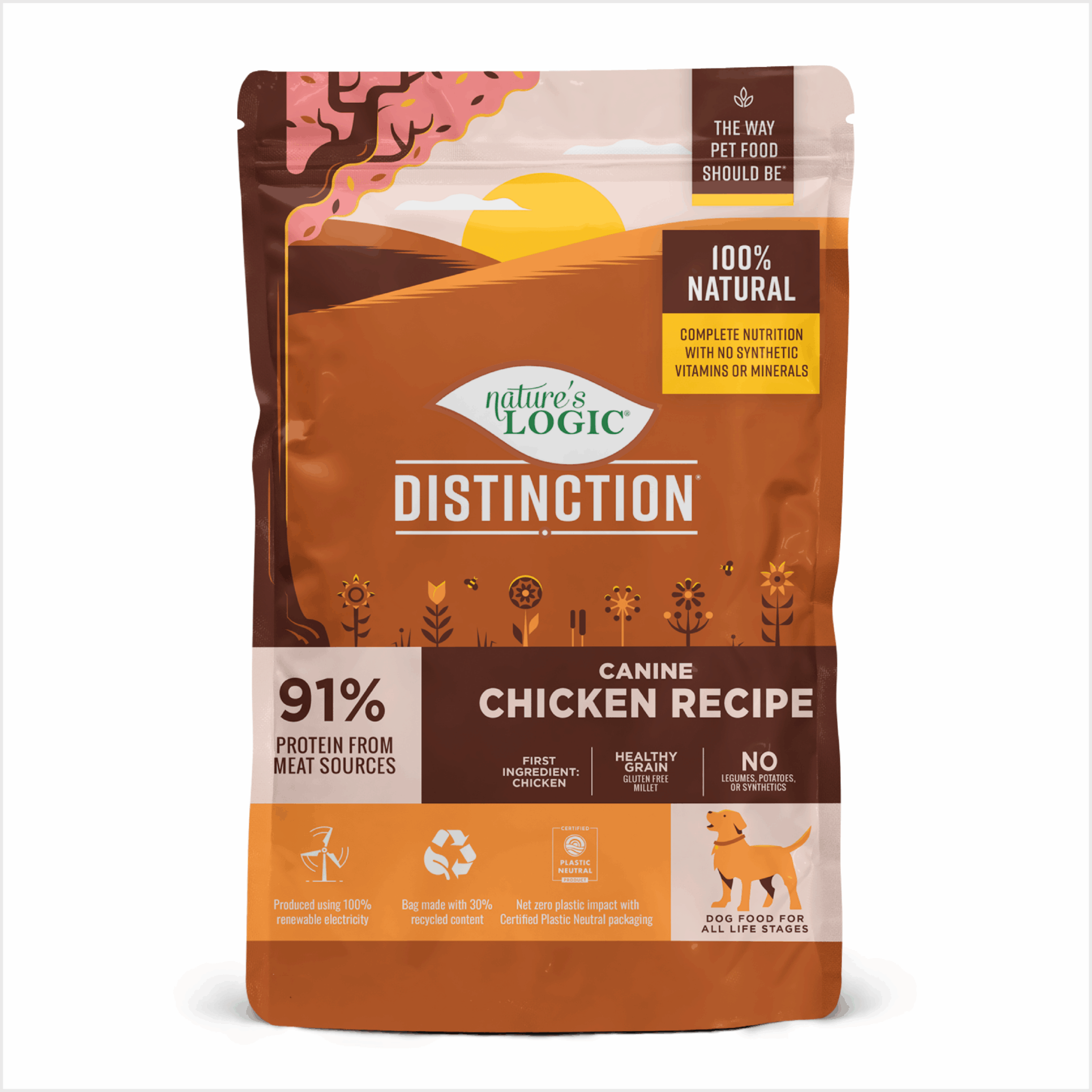 Nature's Logic Distinction Canine Chicken Recipe Dog Kibble