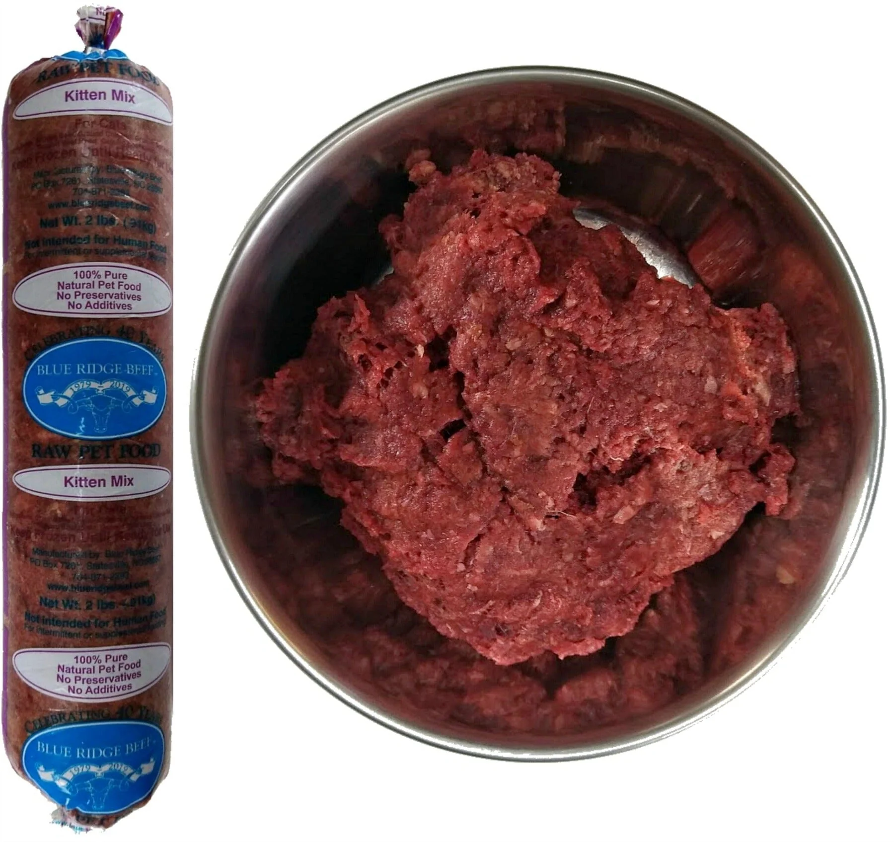 Blue Ridge Canine Chubs || 2lb Beef & Bone Formula (Singles)
