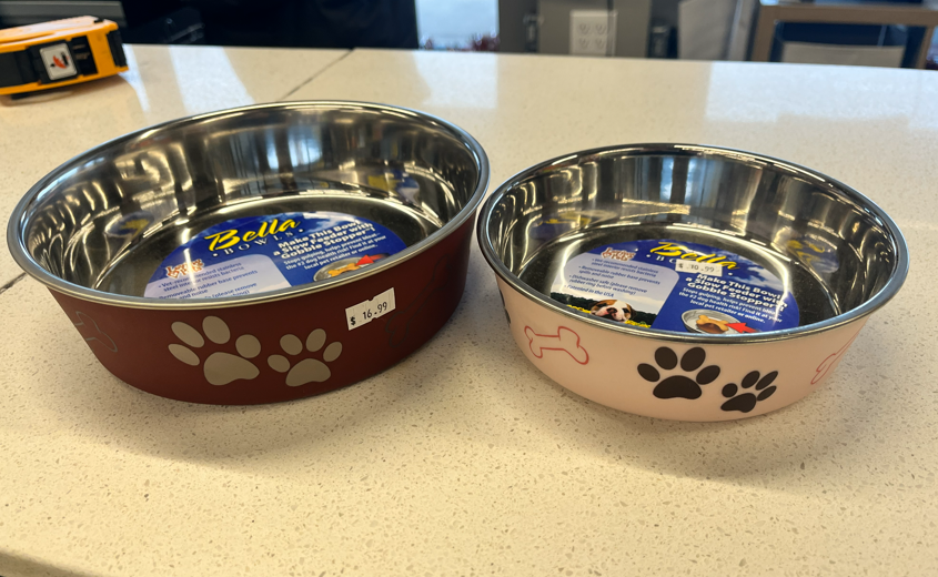 Loving Pets Bella Bowls Metallic Dog Bowls