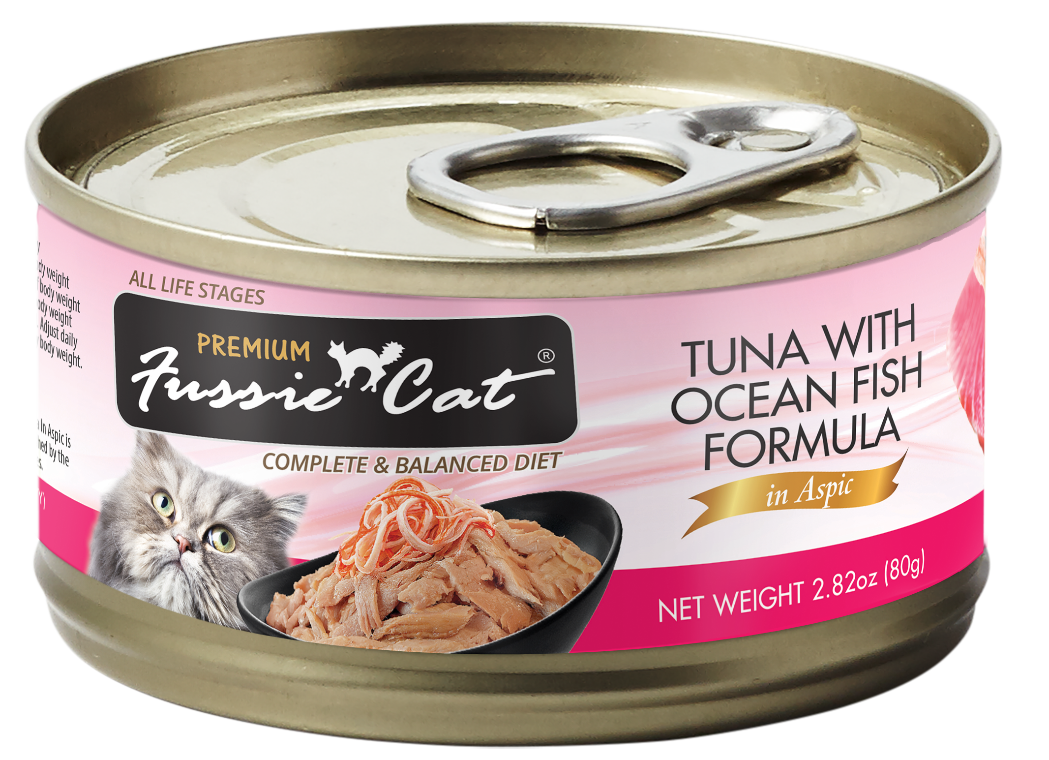 Fussie Cat Premium Tuna with Ocean Fish Formula in Aspic (2.82oz)