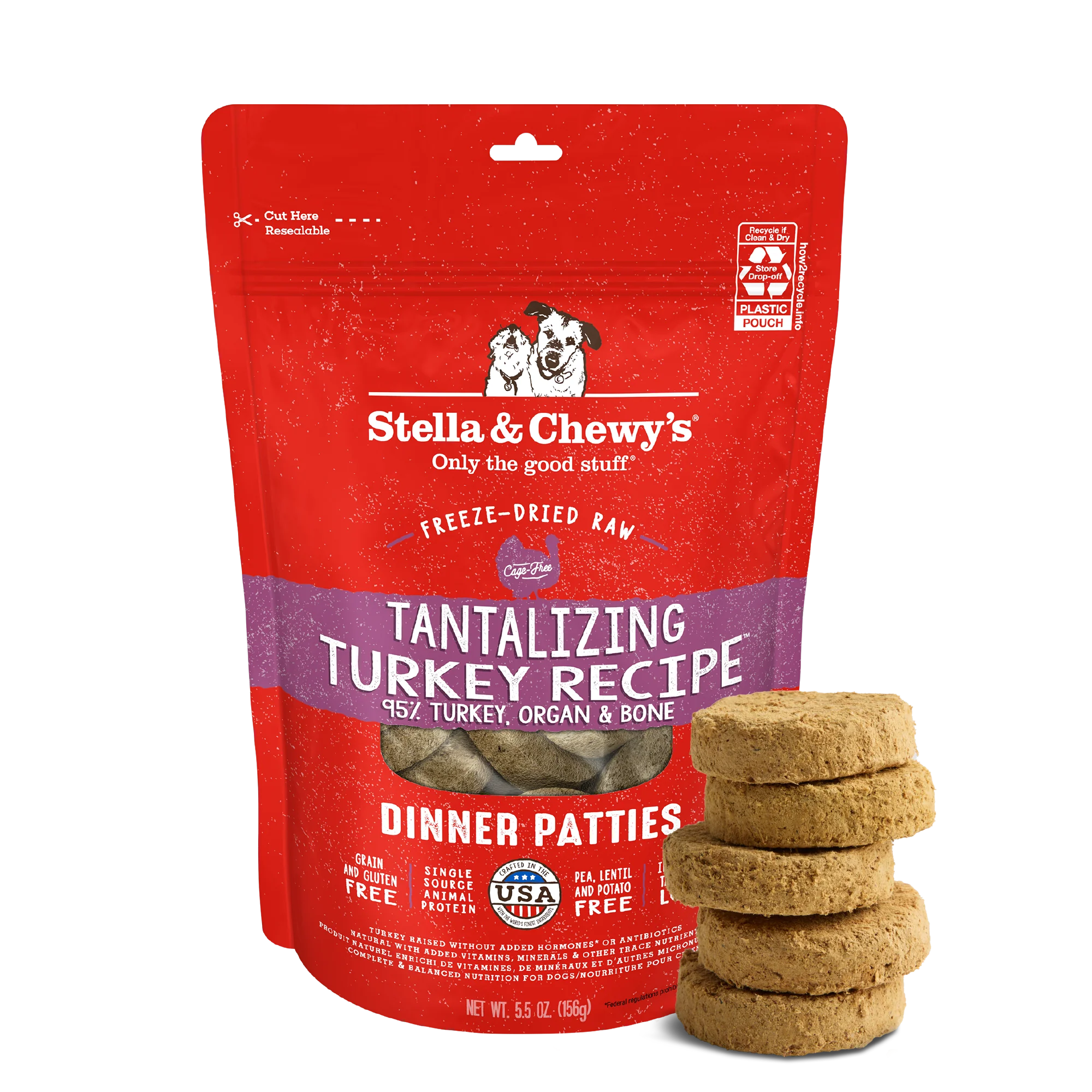 Stella and Chewy's Tantalizing Turkey Dinner Patties