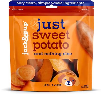 Jack & Pup Treats || Just "Sweet Potato" & Nothing Else (8oz)