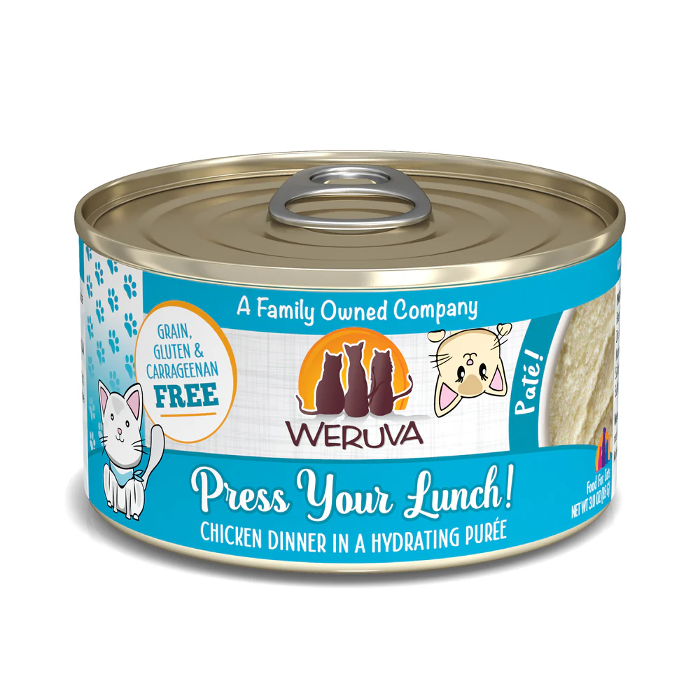 Weruva Press Your Lunch! Chicken Dinner Canned Cat Pate 5.5oz