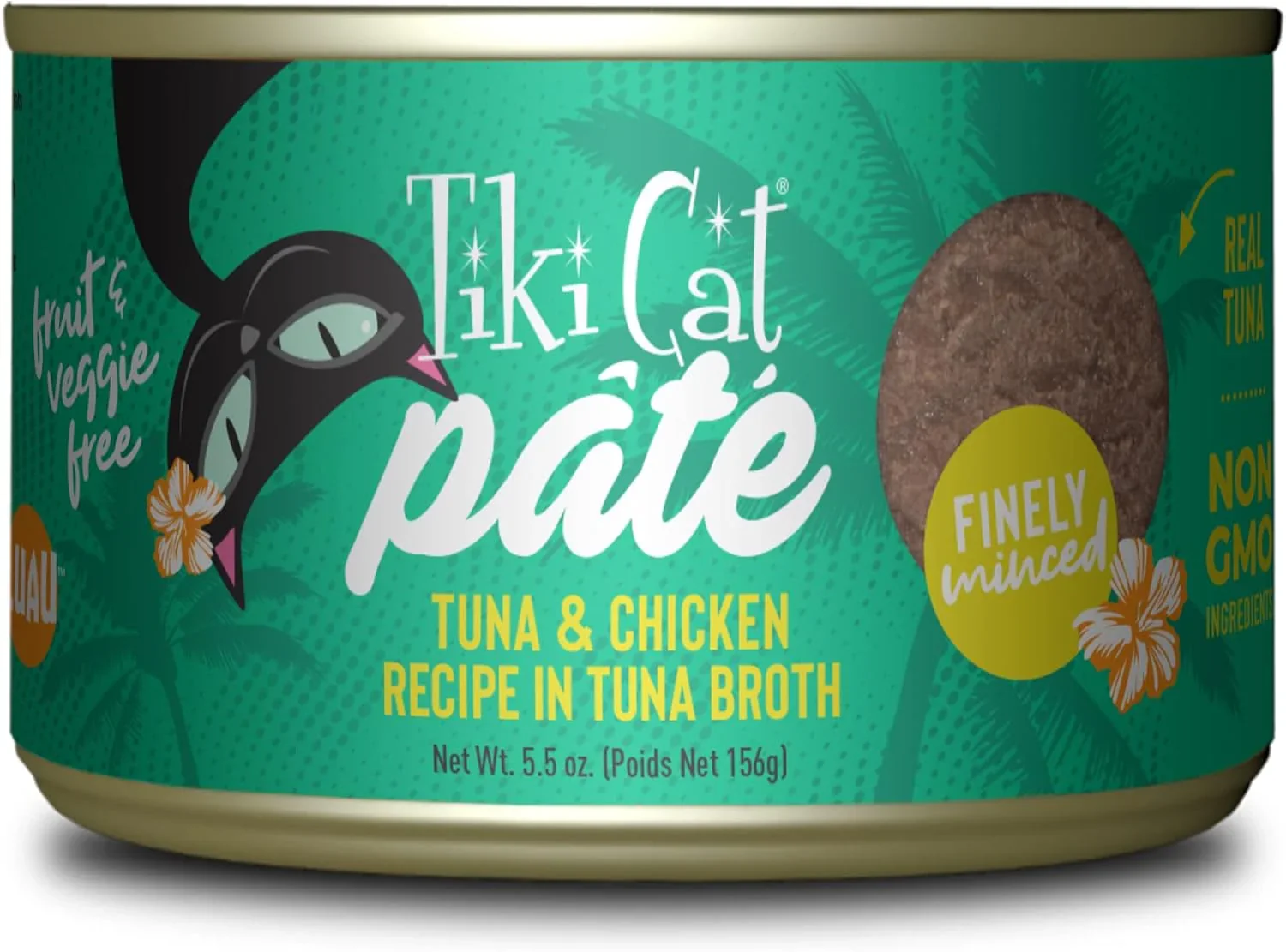 Tiki Cat Grain Free || AH Tuna & Chicken Recipe in Broth (5.5oz)