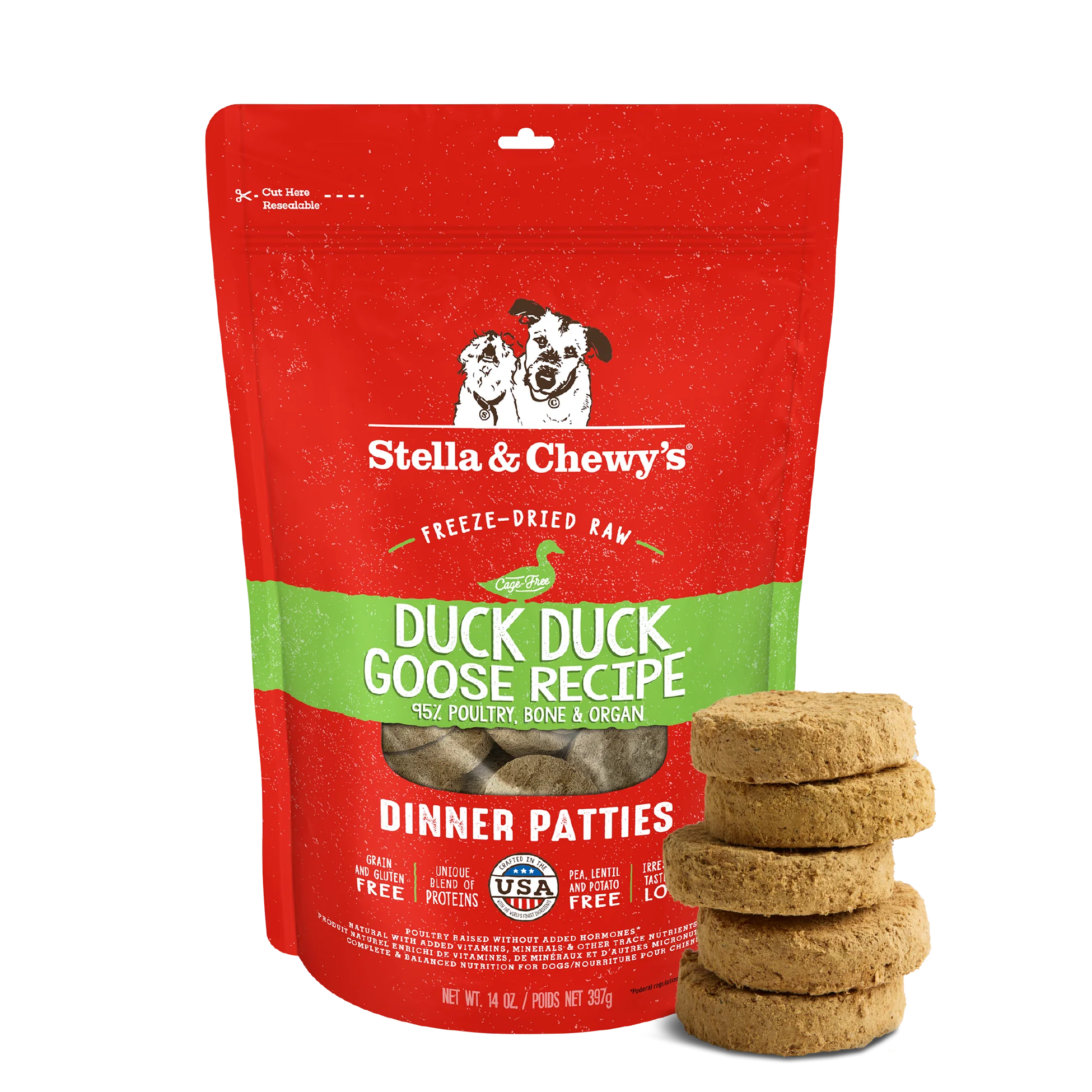 Stella and Chewy's Duck Duck Goose Dinner Patties