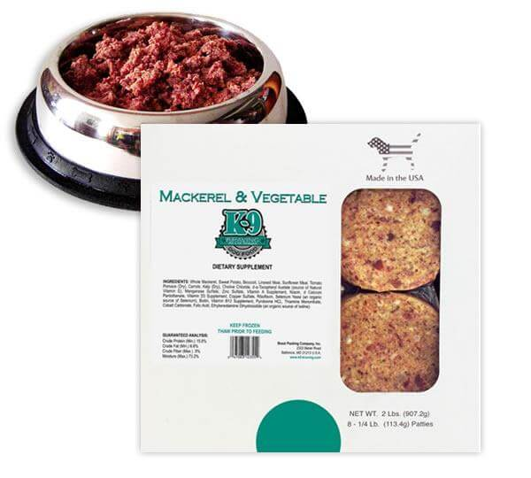 K-9 Kraving's Patties || Mackerel & Veggie Formula